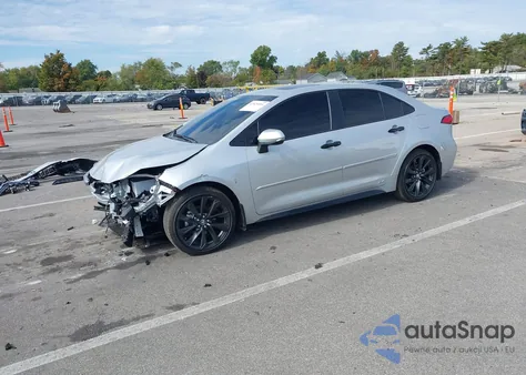 2025 Toyota Corolla Hybrid Se from USA, damaged, VIN JTDBDMHE3S3025481